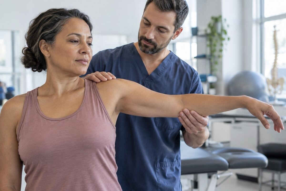 Hands-on shoulder movement assessment